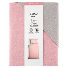 Tesco Home Easy Care Duvet Set 140 x 200 cm