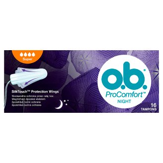 O.B.® ProComfort Night Tampóny super 16 ks