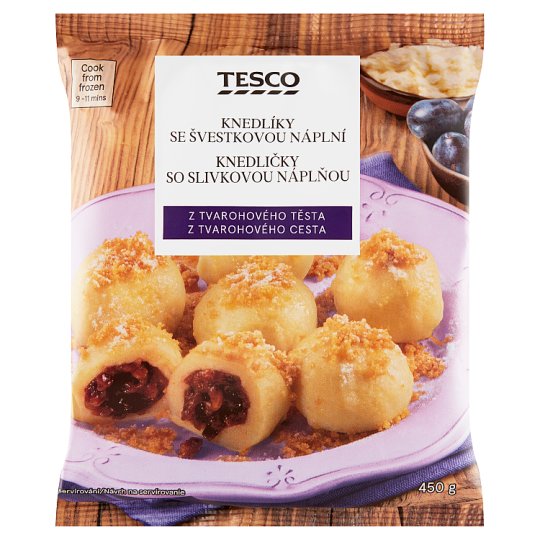 Tesco Dumplings with Plum Filling 450 g Tesco Groceries