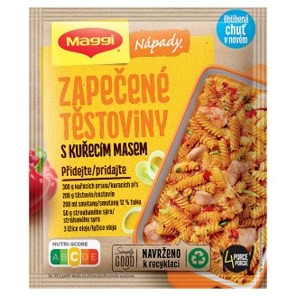 MAGGI Nápady Zapekané cestoviny s kuracím mäsom vrecko 39 g