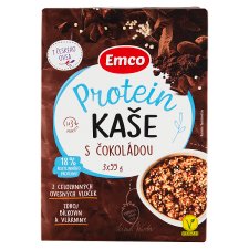 Emco Ovsená kaša proteín a quinoa s čokoládou 3 x 55 g