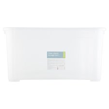 Tesco Clear Plastic Storage Box L