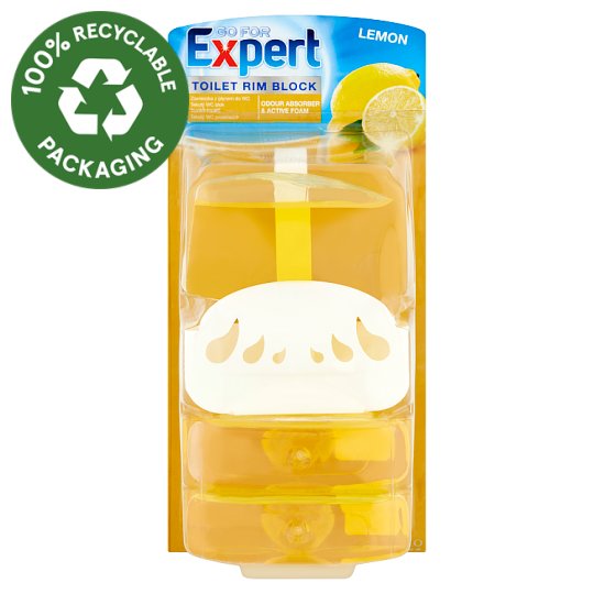 Go for Expert Lemon tekutý WC prostriedok 3 x 55 ml