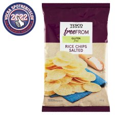 Tesco Free From Rice Salted Chips 80 g