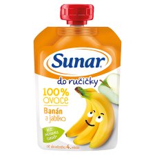 Sunar Do ručičky Banana and Apple 100 g