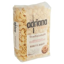 Adriana Pasta Tradizionale Gobetti Rigati Semolina Dried 500 g