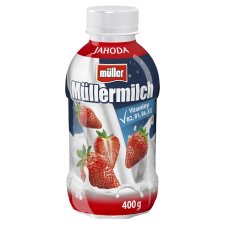 Müller Müllermilch Milk Drink with Strawberry Flavour 400 g