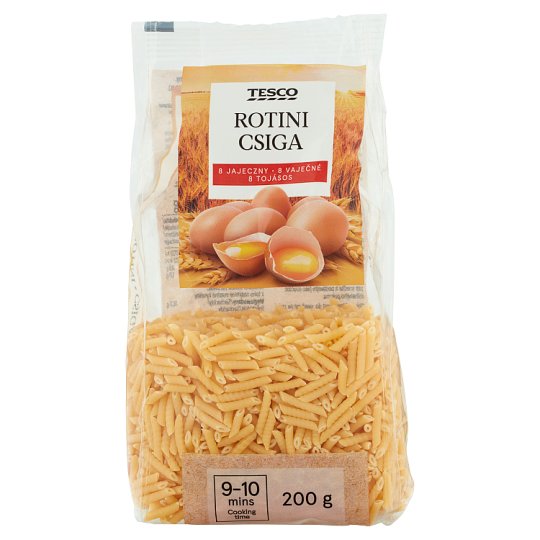 Tesco Rotini 8 vaječné 200 g