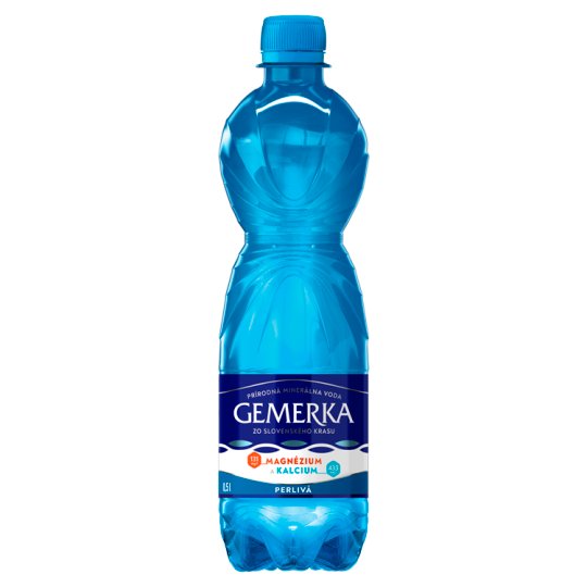 Gemerka Magnézium + vápnik prírodná minerálna voda perlivá 0,5 l