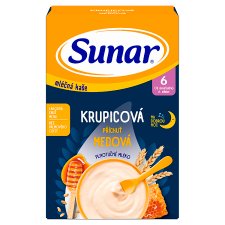 Sunar Semolina Milk Porridge Honey Flavour for Good Night 210 g