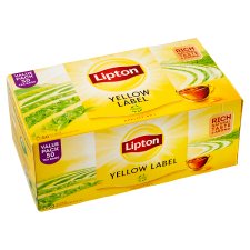 Lipton Yellow Label aromatizovaný čierny čaj 50 vrecúšok 100 g