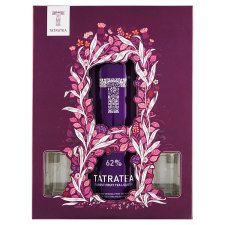 Karloff Tatratea 62% Forest Fruit Gift Set 700 ml + 2 x Shot Glass