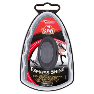 Kiwi Express shine hubka pre okamžitý lesk čierny 7 ml