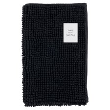 Tesco Home Microchenille Bath Mat Black 50 cm x 80 cm