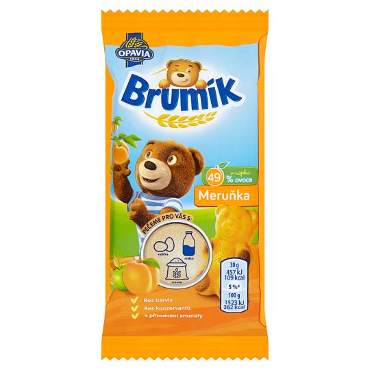 Opavia Brumík Apricot Fine Pastry 30 g - Tesco Groceries