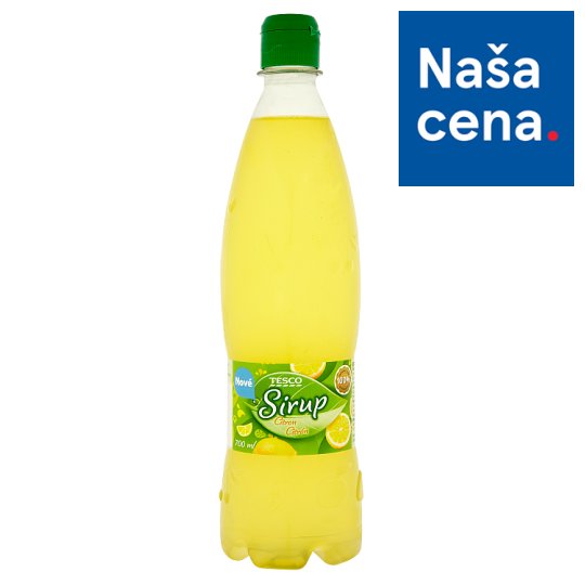 Tesco Sirup citrón 700 ml