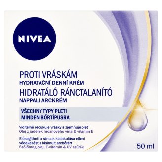 Výsledok vyhľadávania obrázkov pre dopyt Nivea Hydratačný denný krém proti vráskám