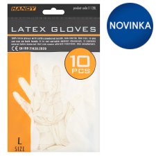 Handy Latex Gloves L 10 pcs