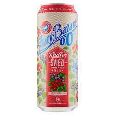 Zlatý Bažant Radler 0,0% svieži brusnica & ríbezľa 500 ml