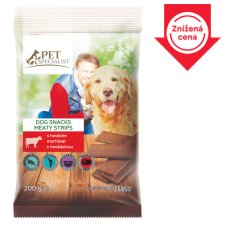 Tesco Pet Specialist Dog Snacks Meaty Strips with Beef 200 g