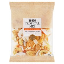 Tesco Zmes spracovaného ovocia a kokosových lupienkov 100 g