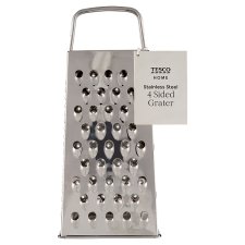 Tesco Home Stainless Steel 4 Sided Box Grater