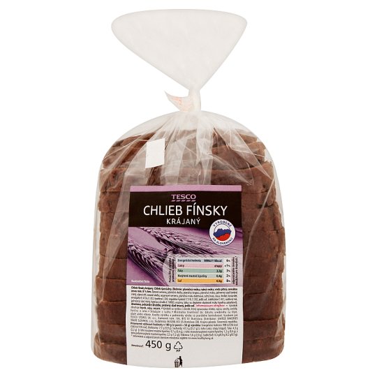 Tesco Chlieb fínsky krájaný 450 g