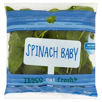 Tesco Eat Fresh Baby špenát praný 80 g