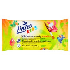 Linteo Kids Wet Wipes Creative 15 pcs
