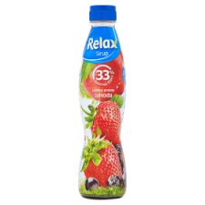 Relax Syrup Apple Chokeberry Strawberry 700 ml