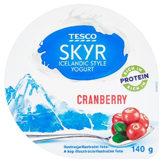 Tesco Skyr kyslomliečny výrobok brusnicový 140 g