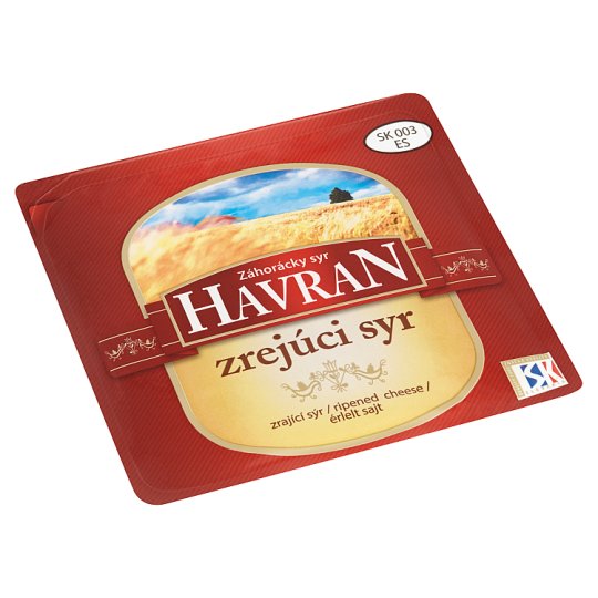 Záhorácky Syr Havran Zrejúci syr plátky 145 g