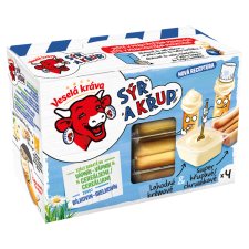 Veselá Kráva Sýr a Křup Delicious Cheese & Crunchy Sticks 4 x 35 g (140 g)