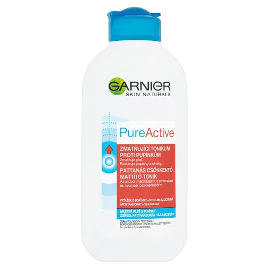 Garnier Skin Naturals Pure Active zmatňujúce tonikum proti vyrážkam 200 ml