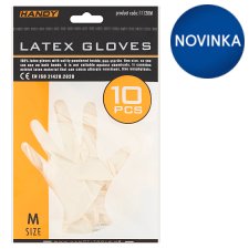 Handy Latex Gloves M 10 pcs