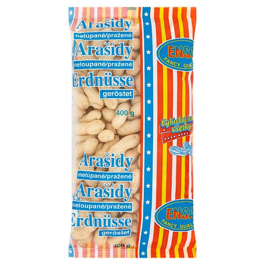 Ensa Arašidy nelúpané pražené 400 g