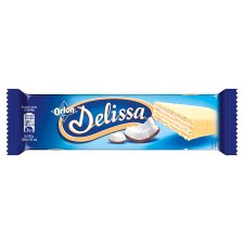 ORION Delissa Wafer with Coconut Filling Dipped in White Glaze 30 g