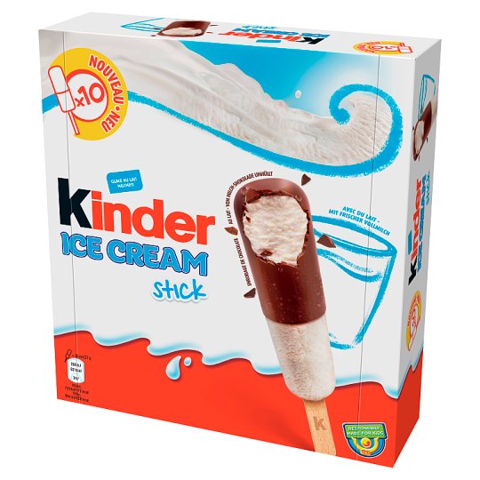 Kinder Ice Cream Stick 10 x 27 g - Tesco Potraviny