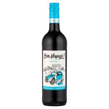 Bon Voyage Merlot nealkoholické červené víno 75 cl