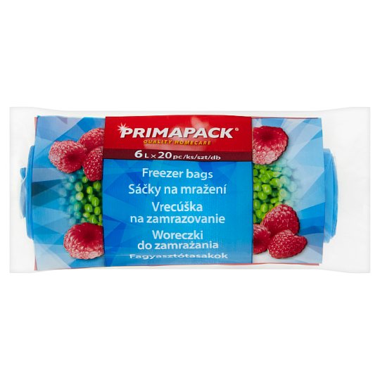 Primapack Vrecúška na zamrazovanie 6 l 20 ks
