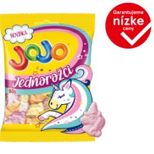 JOJO Jednorožci želé cukríky s ovocnými príchuťami 80 g