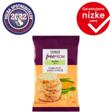 Tesco Free From Corn Puff Cakes Cheese 60 g