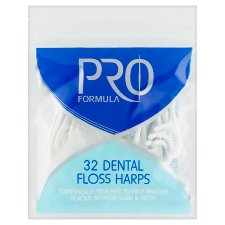 Tesco Pro Formula Dental Floss Harps 32 pcs