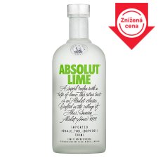 Absolut Lime Vodka s Limetkovou Príchuťou 700 ml