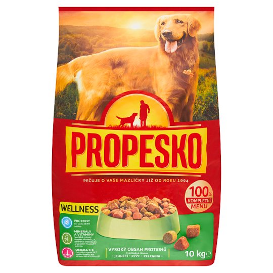 Propesko Kompletné krmivo pre dospelých psov s jahňacinou, ryžou a zeleninou 10 kg