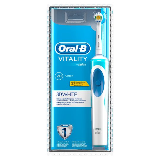 Oral-B Vitality 3D White Elektrická Akumulátorová Zubná Kefka (powered ...