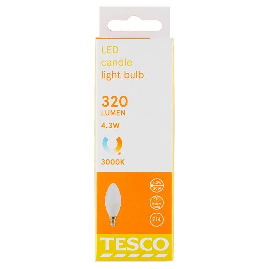 Tesco LED žiarovka 4.3W (30W) E14