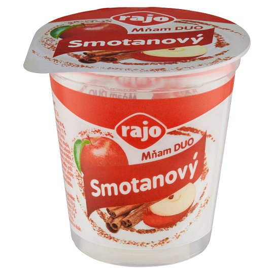 Rajo Mňam Duo Smotanový jogurt jablko-škorica 145 g