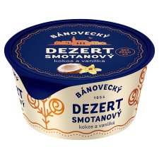 Milsy Bánovecký dezert smotanový kokos-vanilka 135 g