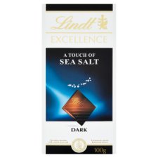 Lindt Excellence Dark Chocolate with Sea Salt 100 g